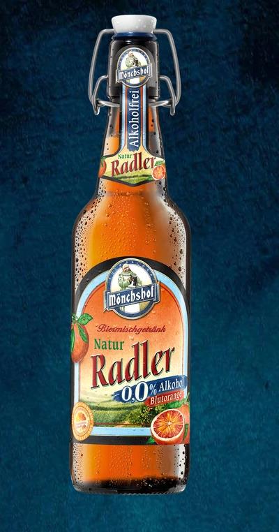 Mönchshof | Naturradler (Blutorange) | Alkoholfrei 0.0 % | 0,5L