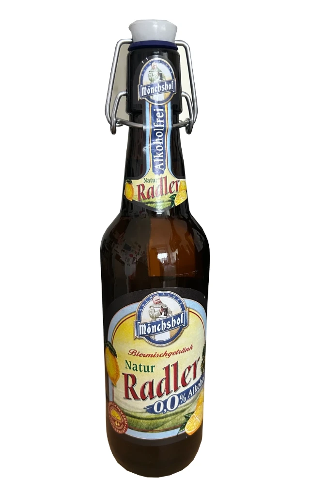 Mönchshof | Naturradler (Zitrone) | Alkoholfrei 0,0 % | 0,5L