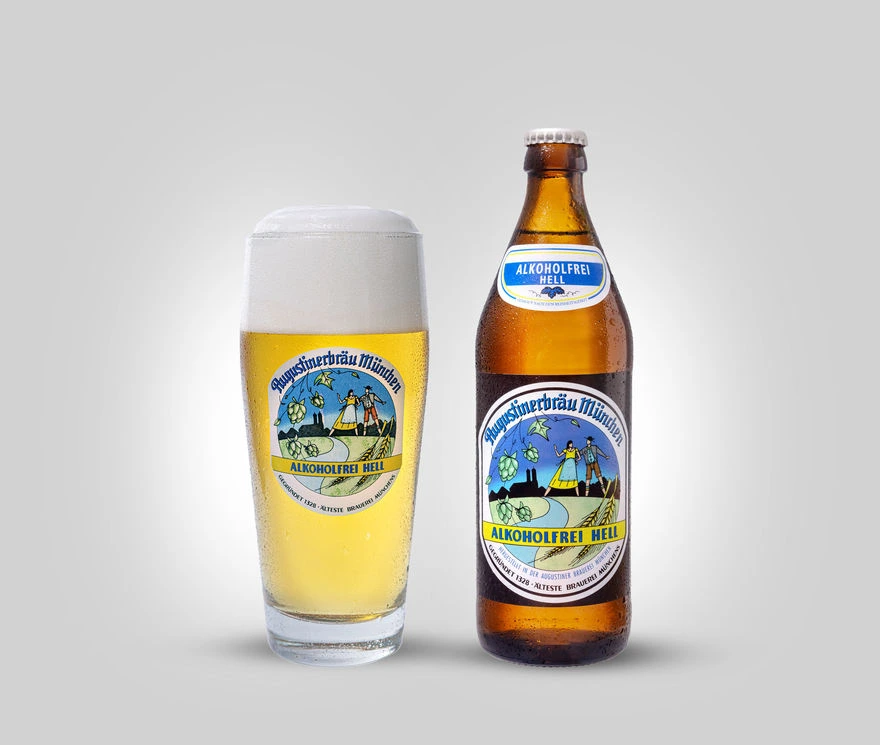 Augustinerbräu | Helles | Alkoholfrei  | 0,5L