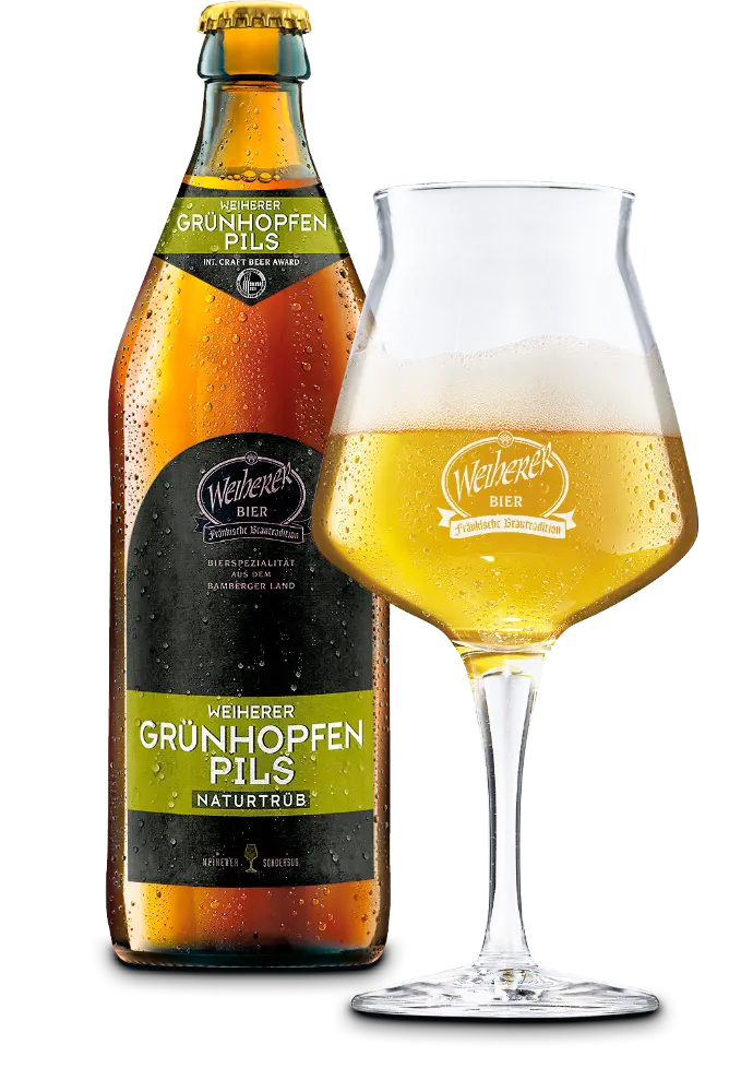 Weiherer Grünhopfen Pils 0,5L