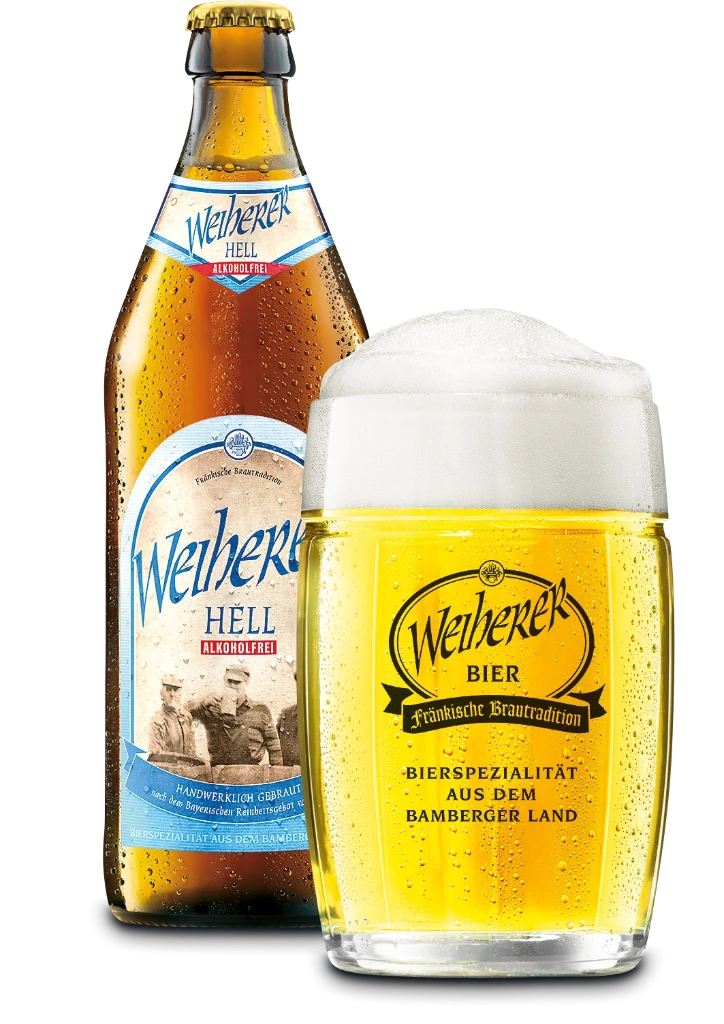 Weiherer Hell (alkoholfrei) 0,5L
