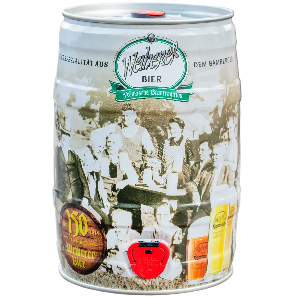 Weiherer Lager hell Partyfass 5L